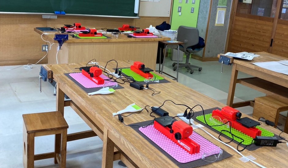 PLAYmake Maschinen im Kindergarten